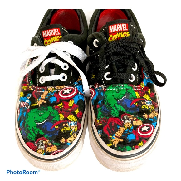 vans marvel comics shoes